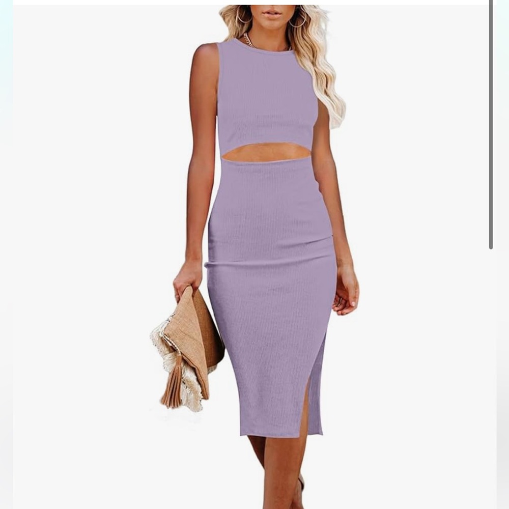 Bodycon Dress with Cutout